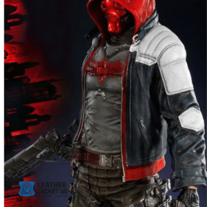 Batman Arkham Knight Hooded Leather Jacket
