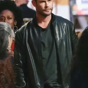 Chris Hemsworth Crime 101 Black Wool Jacket